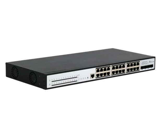 ExtraLink Chiron Pro PoE 24x RJ45 1000Mb/s PoE 4x SFP+ L3 370W - 1544069 - zdjęcie 4